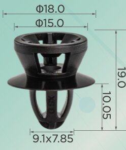 95291 Клипса автомобильная (крепёжное изделие) PEUGEOT, CITROEN