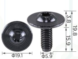 99474 Болт со шлицом типа TORX толщиной 6мм VAG N91075602
