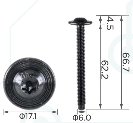 99476 Болт со шлицом типа TORX толщиной 6мм VAG WHT000425