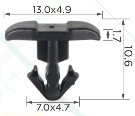 88437 Клипса автомобильная (крепёжное изделие) Toyota