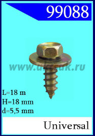 99088 Винт с шайбой 5,5х19