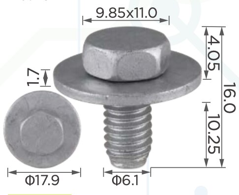 99491 Болт втомобильный (крепёжное изделие) VW, BYD
