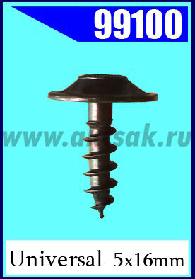 99100 Винт саморнарезной D=5 x 16 VW