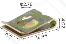 99401 Закладна скоба(гайка) под саморез 3мм 16.5х11