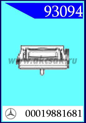 93094 Клипса автомобильная (крепёжное изделие) MERCEDES