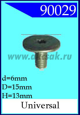 90029 Винт М6х13