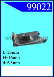 99022 Гайка под саморез 6,5x16x2