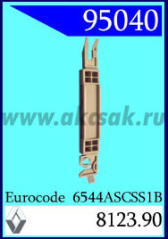 95040 Клипса автомобильная (крепёжное изделие) CITROEN
