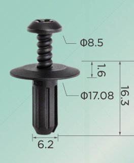 93196 Клипса автомобильная (крепёжное изделие) Mercedes
