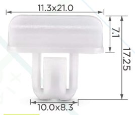 97626  Клипса автомобильная (крепёжное изделие) Chrysler