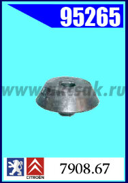 95265 Отбойник резиновый капота C2, C5, Xsara Picasso, P-106, P-206, P-306, P-406, Partner
