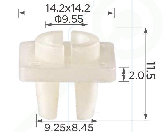 89160 Клипса крепежная TOYOTA 9018906141
