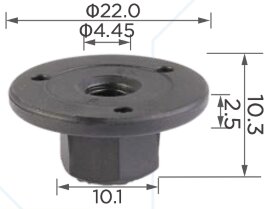 91364 Пластиковая гайка BMW, VW, Fiat 07147169847, WHT003207, 50504884, 07147166870