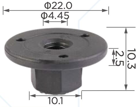 91364 Пластиковая гайка BMW, VW, Fiat 07147169847, WHT003207, 50504884, 07147166870