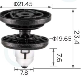 91369 Крепёжное изделие (клипса) VW