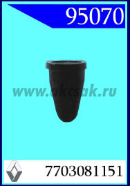 95070 Клипса автомобильная (крепёжное изделие) RENAULT