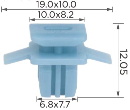 89169 Клипса уплотнителя HONDA