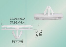 97619 Клипса автомобильная (крепёжное изделие) Chrysler, Jeep